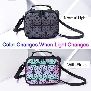 Geometric Holo Flash Reflection Bag